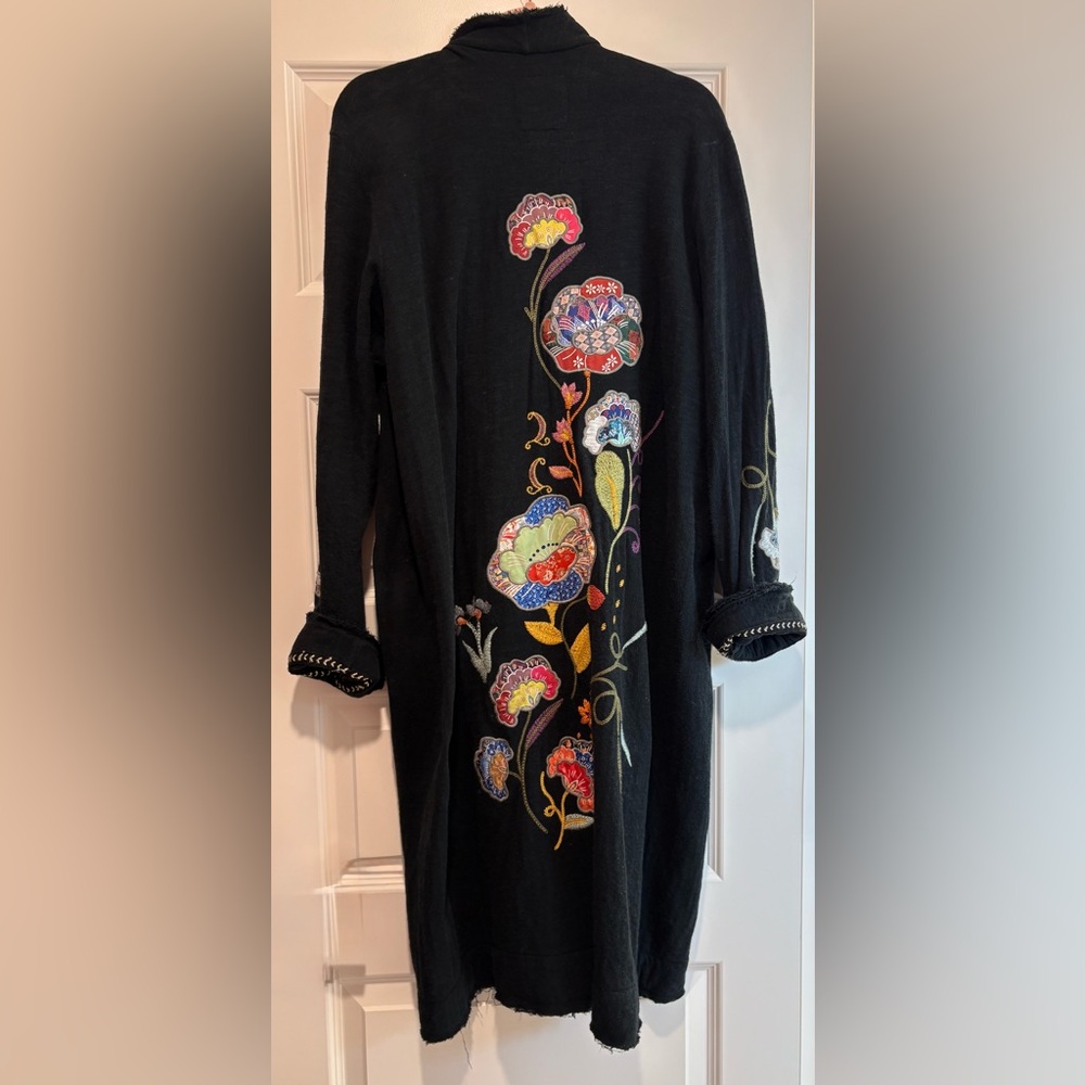 Johnny Was Biya TARIA APPLIQUE CARDIGAN - Picture 5 of 13